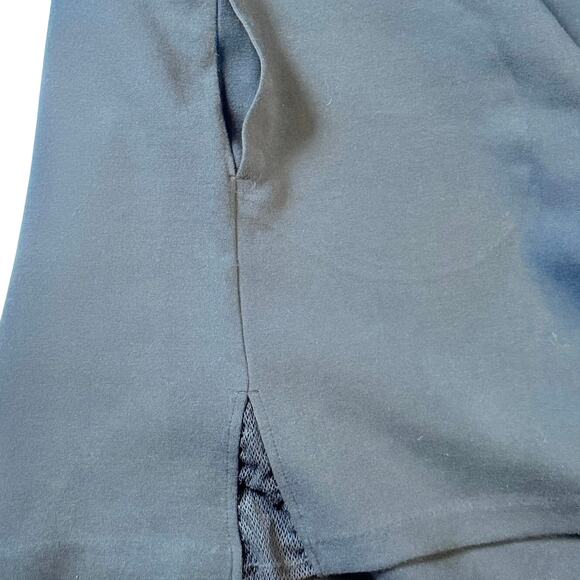 Nike Men's Medium Thick Black Shirt Side Mesh Slits Vent on Back Pockets Stylish - Picture 8 of 10